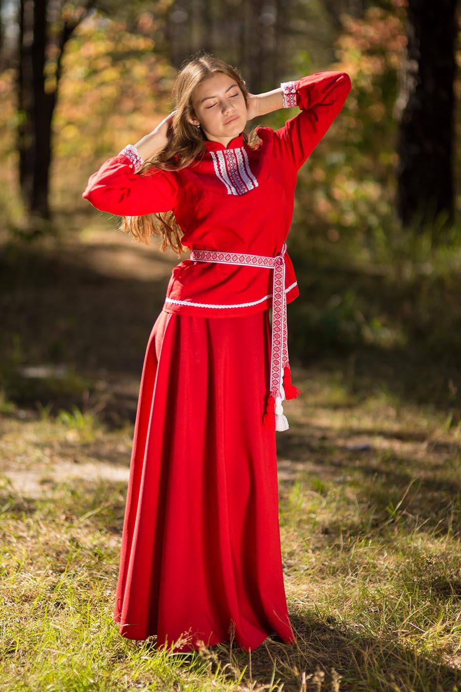 Underwear Women in Slavic costumes in Zhanjiang